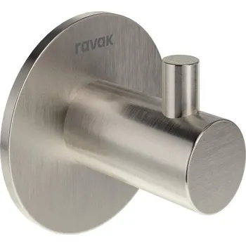 Držák na ručník KN 111.30SSB Háček, lepený, nerez kartáčovaná