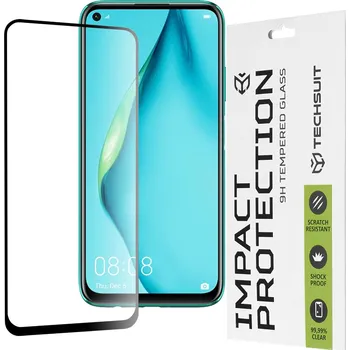 Techsuit - 111D Full Cover / Full Glue Glass - Huawei P20 Lite 2019 - černý