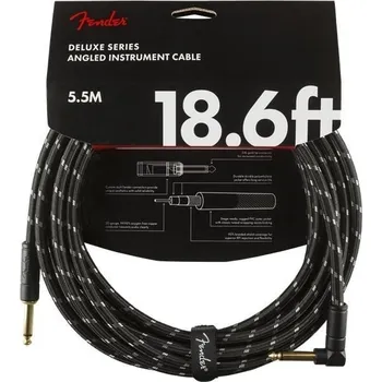 Hudební nástroj Fender Deluxe Series Black 5,5 m Rovný - Lomený Nástrojový kabel (Jako nové)