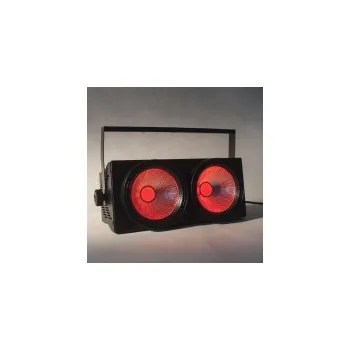 LED blinder pixel reflektor 2 eyes,bílá+teplá bílá,200W+36x 5050 SMD LED,DMX