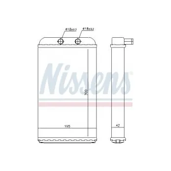 Motor automobilu Výměník tepla NISSENS 73986