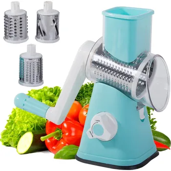 Struhadlo Jipos Tools Strojek na krouhání zeleniny 3v1, modrý 15779_N JIPOS