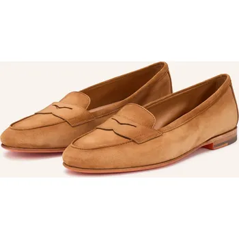 Dámské mokasíny Santoni Dámské Penny Mokasíny Carla, světle hnědá, 38