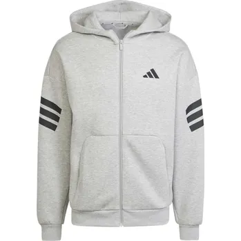 Pánská mikina Pánská Mikina ADIDAS M FI 3S FZ JD4828 – Šedá M