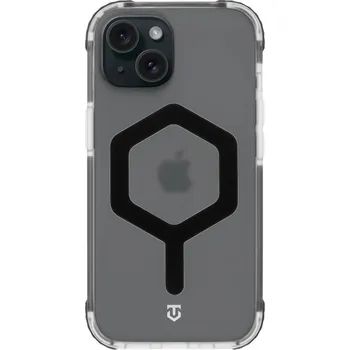 Pouzdro na mobilní telefon Tactical MagSafe kryt na iPhone extra ochrana Hexagon-Černá / iPhone 15