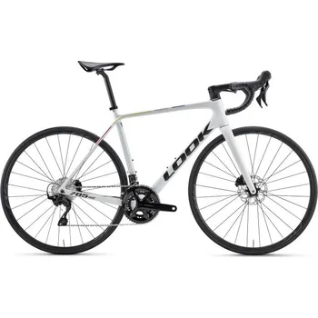 Cyklistika LOOK 785 Huez 2 Disc 105 Pro Team 2024 White Satin Shimano Wh-RS171 - vel. S Bílá