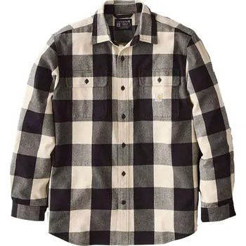 CARHARTT PLAID FLANNEL SHIRT OAT MILK Velikost: XL