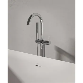 Vodovodní baterie FM 082.00CR.RB07A Vanová baterie do podlahy bez tělesa, se sprchovým setem, chrom