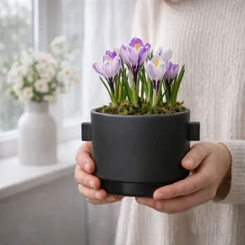 Květináč Wikholm Form Květináč Rachel černý S