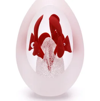 Artcristal Bohemia Broušené těžítko - dekor 04 Barva: Červená, Výška: 7 cm