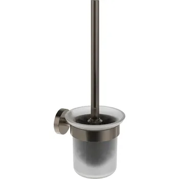 WC štětka KN 410.20GB Držák s WC štětkou a nádobkou, grafit kartáčovaný