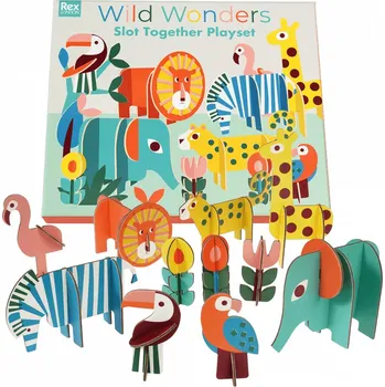kreativní sada Skládačka divoká zvířata - Rex London