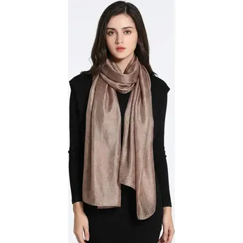 Šátek B-TOP Jemný lněný šátek v přírodní barvě pro každodenní nošení