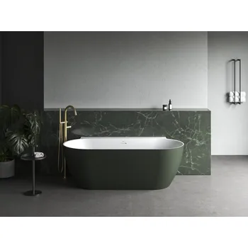 Vodovodní baterie ES 080.60GLB.RB07G Vanová baterie do podlahy bez tělesa, se sprchovým setem, zlato kartáčované