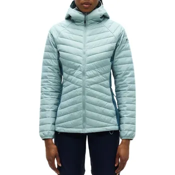 Columbia Powder Pass III Hybrid Hooded Jacket W 2154692461 - crushed blue/everblue M