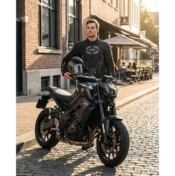 Moto bunda 4SQUARE Street bunda na motorku SPORTSTER - černá/šedá