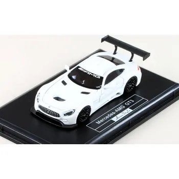 autíčko Mercedes-Benz AMG GT3 2017 bílá 1:87 - Frontiart Mercedes-Benz AMG - kovový model