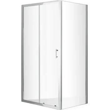 Posuvné sprchové dveře OBD2 s pevnou stěnou OBB 120 cm 80 cm