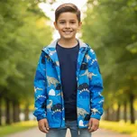 SEZON CZ903 Chlapecká letní/jarní bunda modrá vel.řada 98-128 (- látková podšívka)