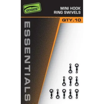 FOX - Obratlíky Edges Essentials Mini Hook Ring Swivels 10 ks