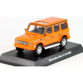 autíčko Mercedes-Benz G55 AMG oranžová 1:64 - Kyosho Mercedes-Benz AMG - kovový model