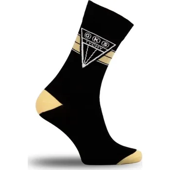 Pánské termo ponožky Ponožky GKS Tychy - Gold Black 41-43