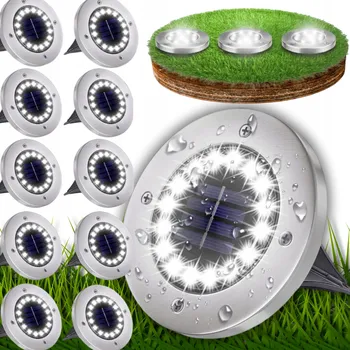 Venkovní osvětlení Solární lampa ARSA GO , stříbrná, 13 cm, 8 ks