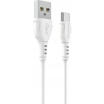 Datový kabel Kabel Borofone USB - USB typ C 1 m bílý