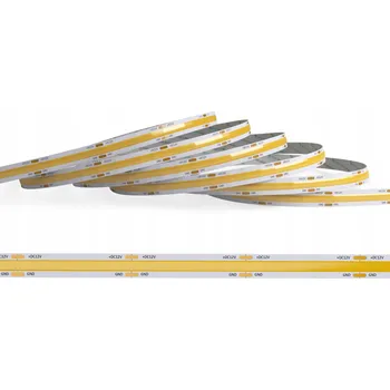 LED páska LED pásek COB 5M 12V 75W NEON | TEPLÁ BÍLÁ | VYSOKÝ VÝKON