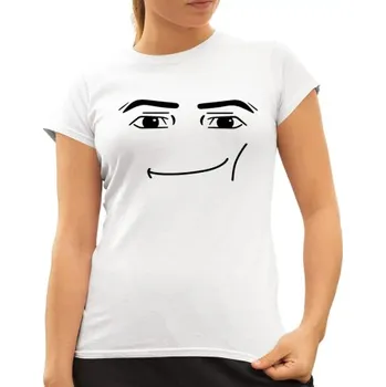 Žertovný předmět Man face – pro fanoušky hry Roblo - dámské tričko s potiskem- Tričkový.cz
