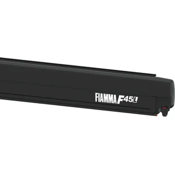 Stínicí technika Markýza Fiamma F45L 450 cm Deep Black, šedé plátno