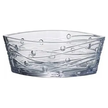 Salátová Mísa Bohemia Crystal Labyrinth 207 x 157 x 76 mm průhledná