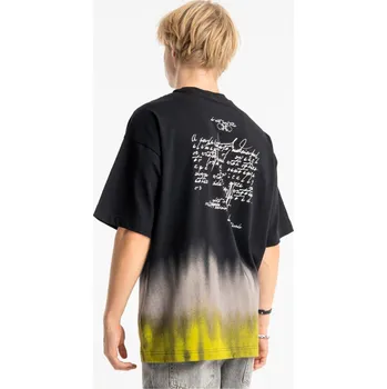 Chlapecké tričko Reporter Young | Chlapecké černé OVERSIZE tričko s celoplošným gradientním potiskem - Barva ČERNÁ, Velikost 170 261-0440B-13-100-1