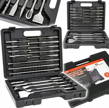 Sada nářadí Sada sekáčů a vrtáků SDS Plus 17 ks VERKE V05085