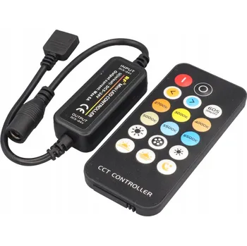 LED páska LED Ovladač CCT pro DUALWHITE Pásky, RF Rádiový, Dotykový, 12V 24V 6A 72W - Vysoká Kvalita