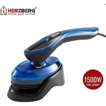 Žehlička Přenosná napařovací žehlička 2 v 1 Herzberg HG-8056 1500 W