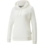 Dámská mikina Puma ESSENTIALS + EMBROIDERY HOODIE TR L Béžová