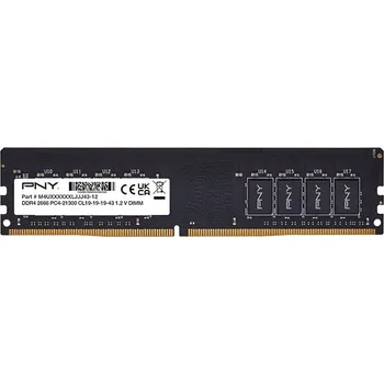 Operační paměť Paměť PNY DDR4, 16 GB, 2666MHz, CL19 (MD16GSD42666-SB)