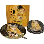 Home Elements Dezertní sada, Klimt Polibek tmavý Home Elements