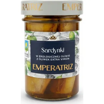 Sardinky evropské v bio olivovém oleji 190 g Emperatriz