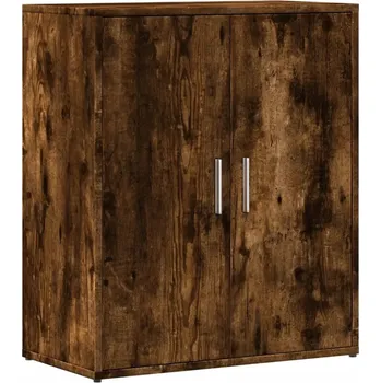 Komoda Úložná skříňka z dřevotřísky, kouřový dub, 60x31x7 cm