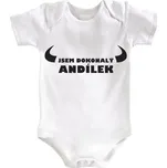 Vtipné dětské body - jsem dokonalý andílek - Velikost 86-92