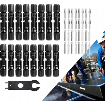 16 párů FOTOVOLTAICKÉ KONEKTORY SOLÁRNÍ PANEL konektory pro solární panely