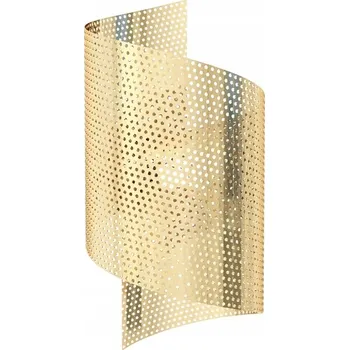 Nástěnné svítidlo SPIRAL GOLD Nástěnné svítidlo Ocel práškově lakovaná Zlatá 8W MAX LED