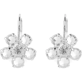 Náramek Náušnice jablonecká bižuterie květ, střední, 2 crystal