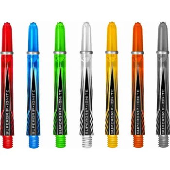 Příslušenství pro šipky Násadky Harrows Supergrip Ignite Aqua, 3 ks