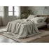 Povlečení Textilomanie Purely mušelínové povlečení svetlě šedé 135 x 200, 80 x 80 cm zipový uzávěr