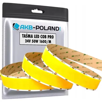 LED páska LED pásek COB 24V NEON 1600 LED diod 30MM KVALITNÍ 4000K NEUTRÁLNÍ SILNÝ 1 METR