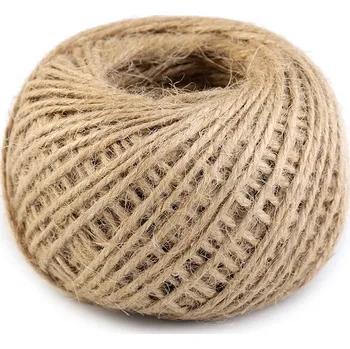 Jutový provázek Ø2 mm, velké, 2 (35m, 45g) režná přírodní