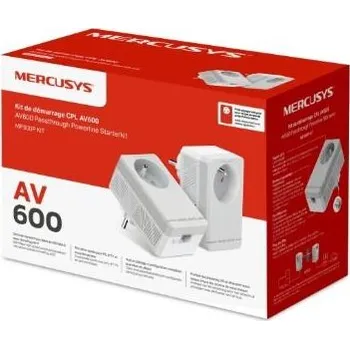 TP-Link Sada Powerline AV600 s průchozí zásuvkou